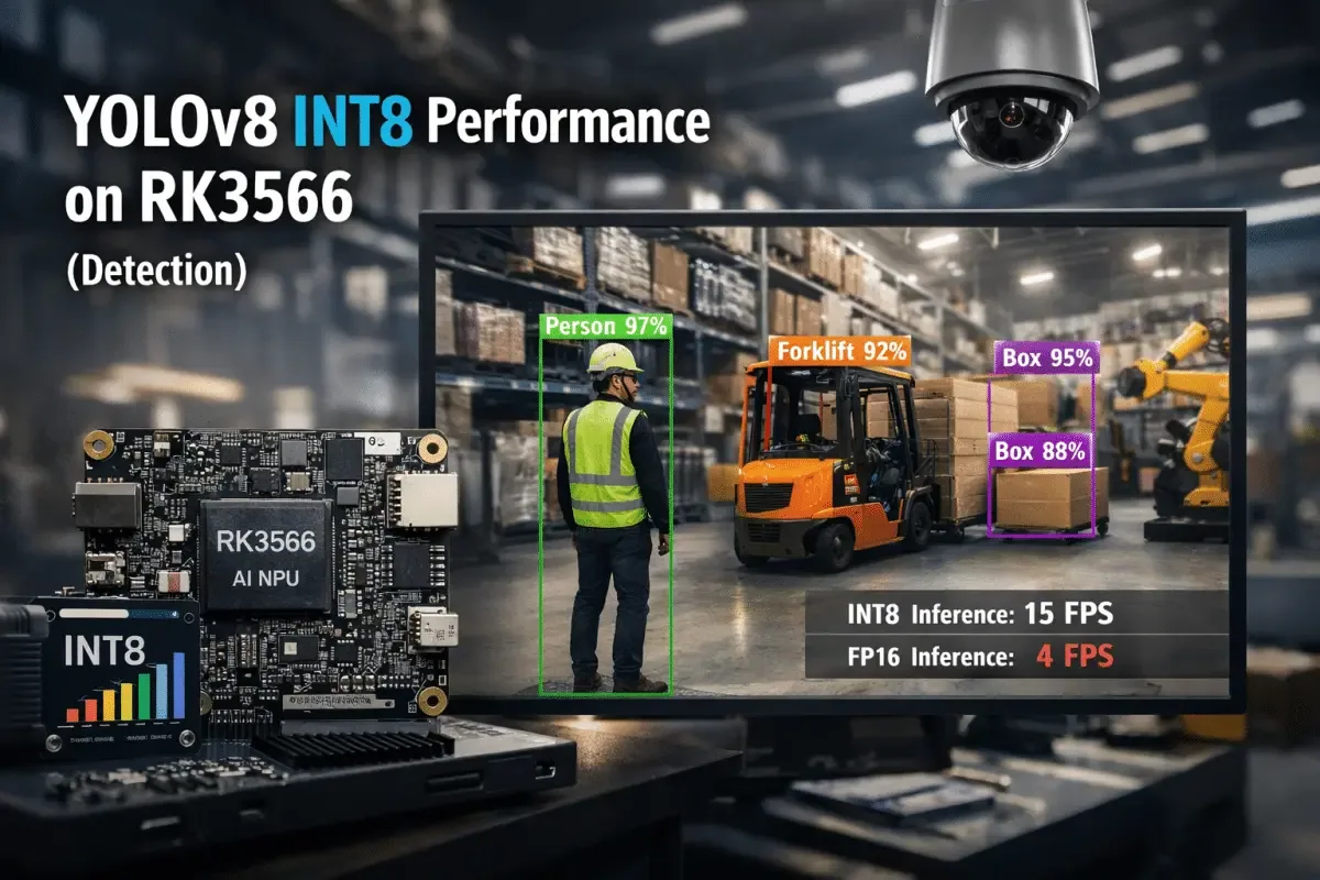RK3566 Can Run YOLOv8 INT8 — But Only Within These Limits