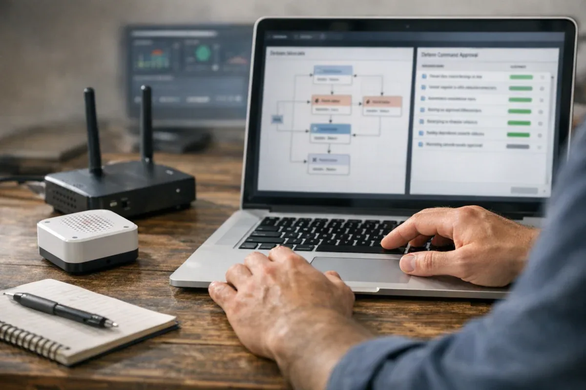 n8n and Tuya IoT automation operations desk