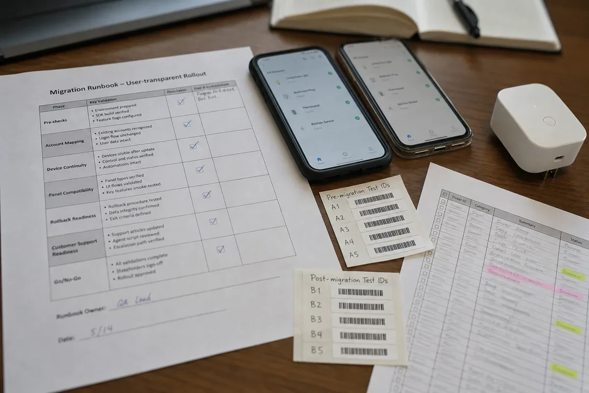 Tuya SDK app migration runbook