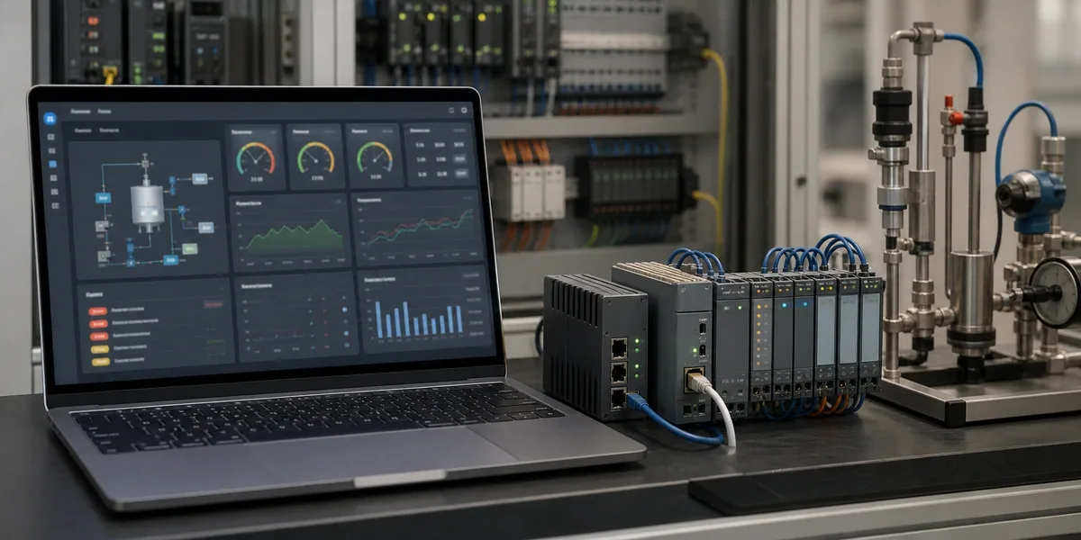 FUXA: A Web-Based Configuration Tool for SCADA/HMI Process Visualization in Industrial Automation