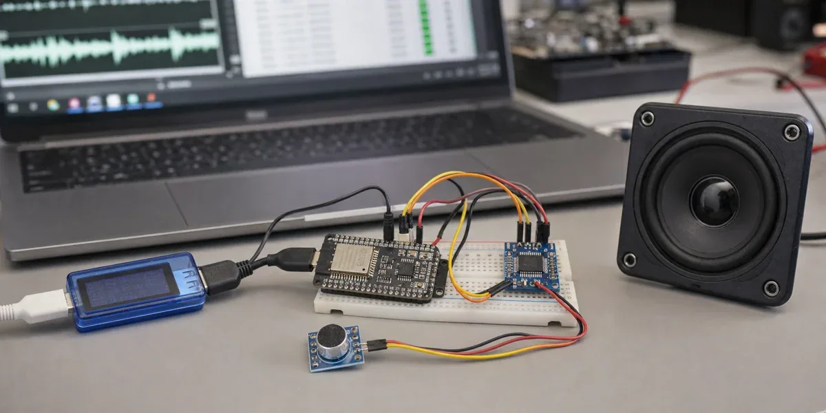ESP32-S3 voice satellite latency bench