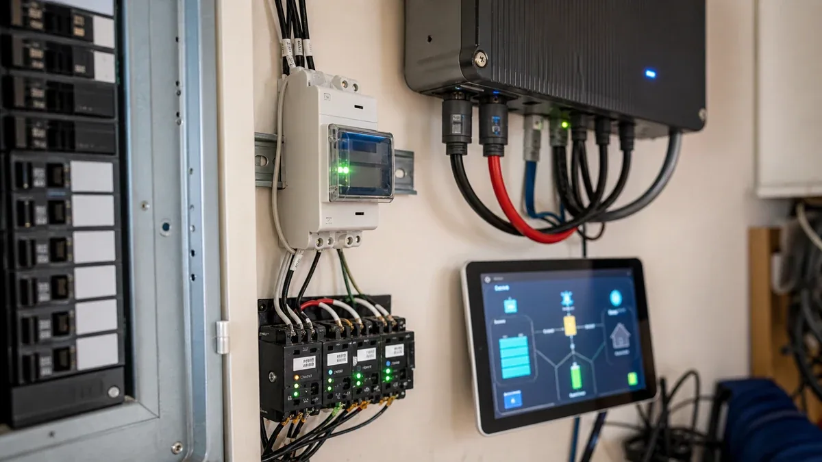 Local energy management scene with Home Assistant