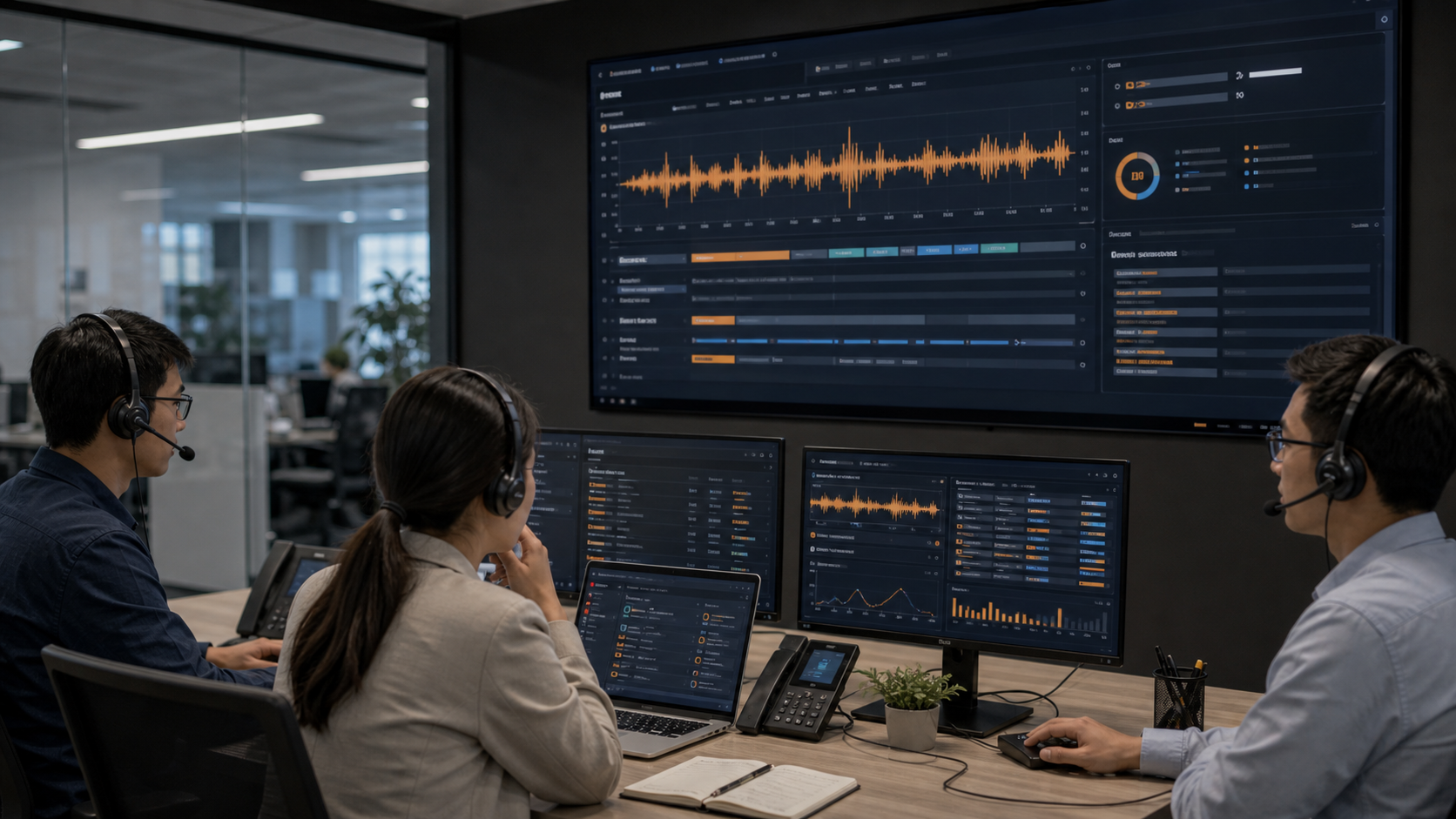 Speech recognition and conversation analytics workstation