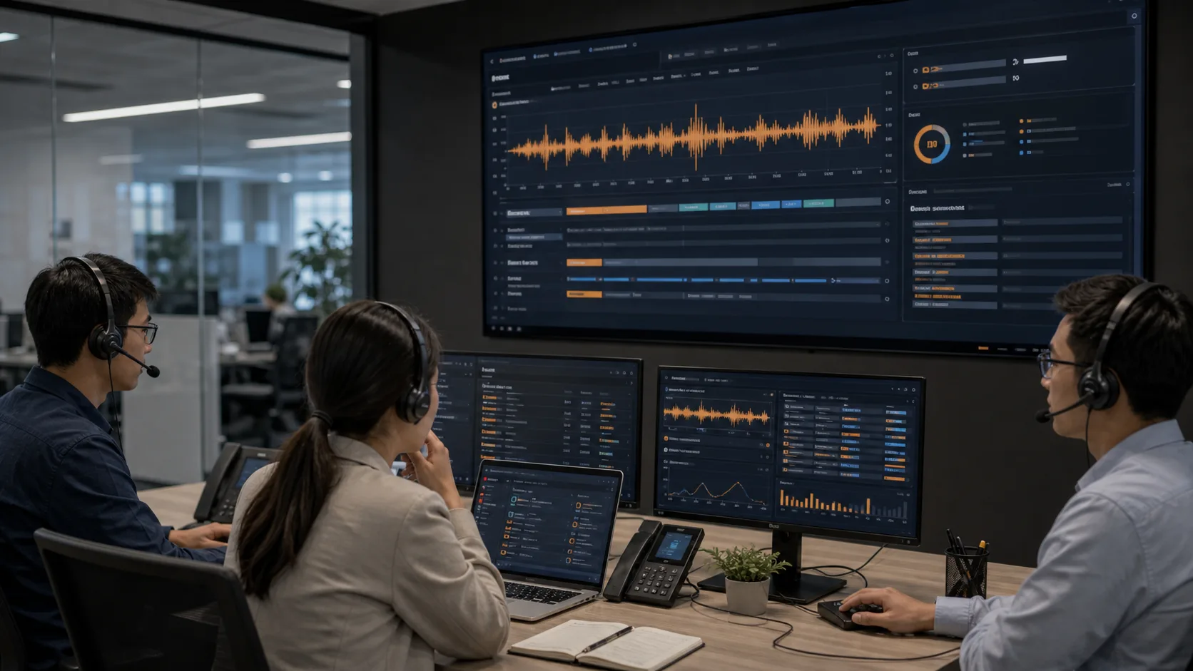 Speech recognition and voice analytics workstation