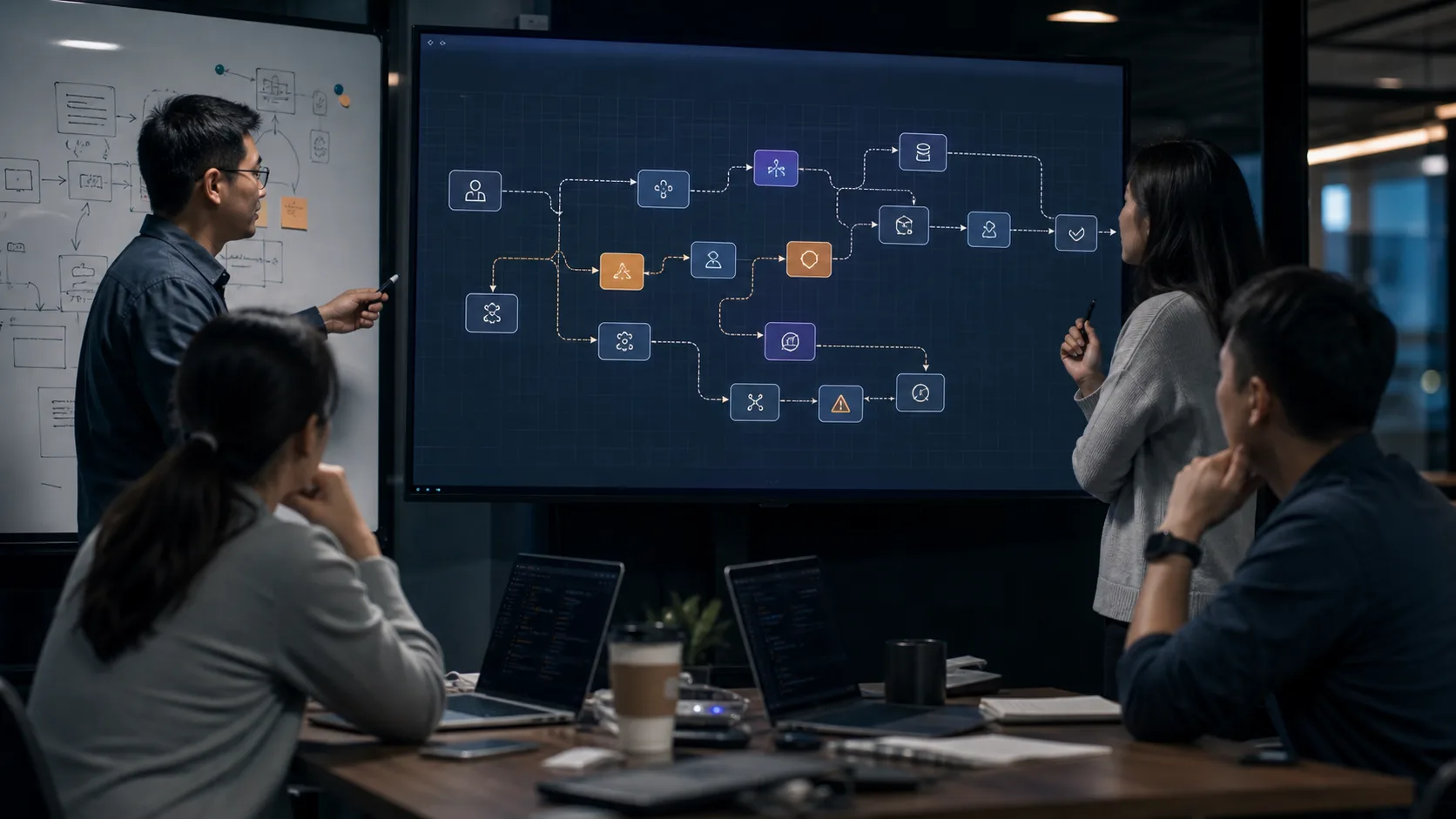AI agent workflow and tool orchestration interface