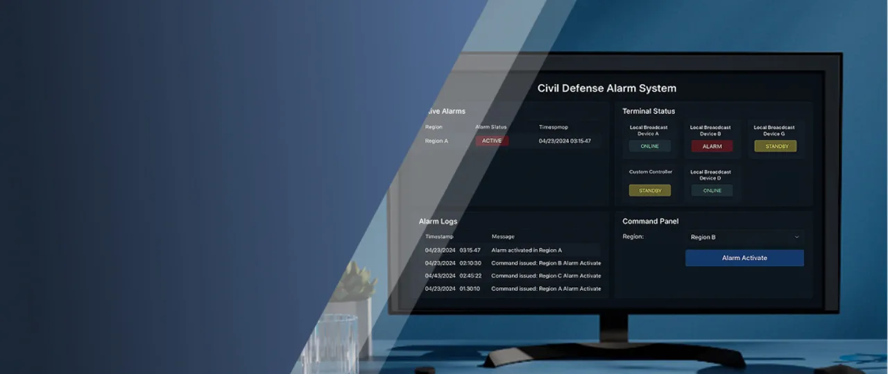 School emergency broadcast control platform with connected endpoints