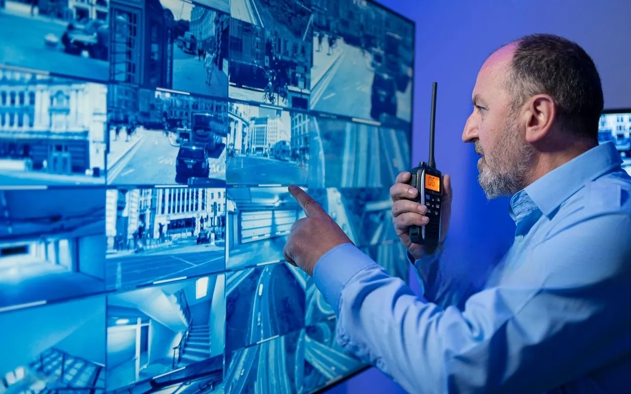 Emergency operations center managing school broadcast endpoints