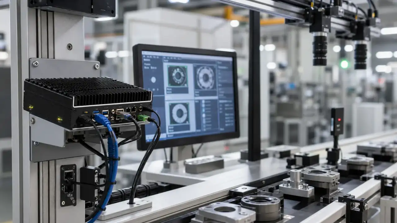 Edge AI device deployed for industrial vision