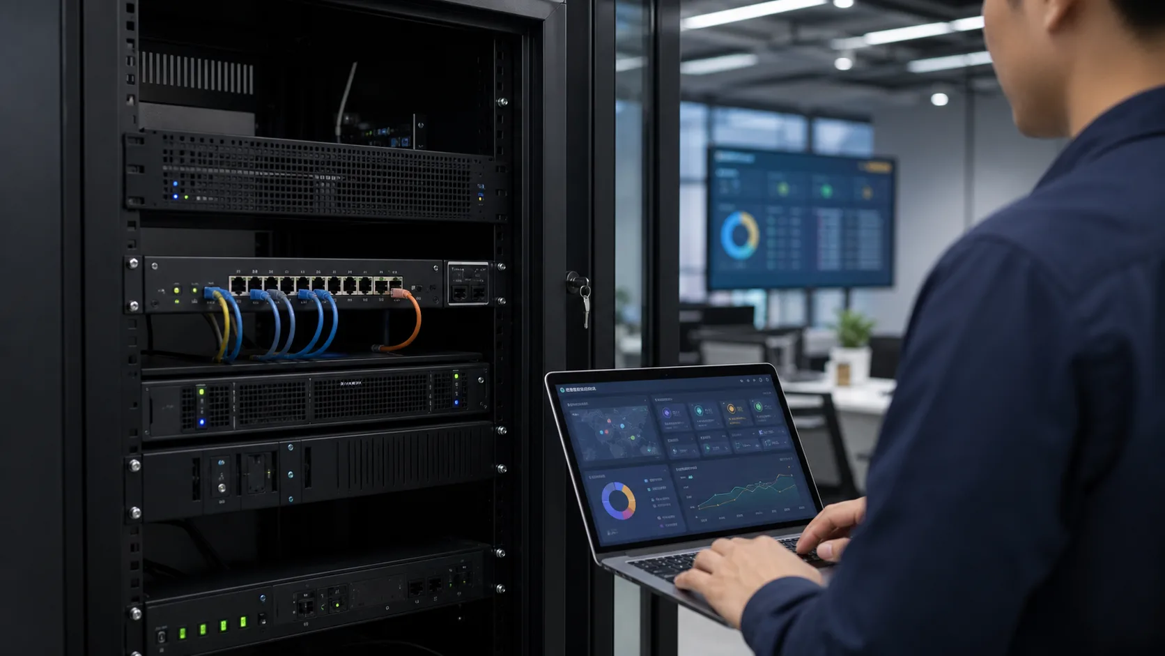 Private IoT platform server room deployment
