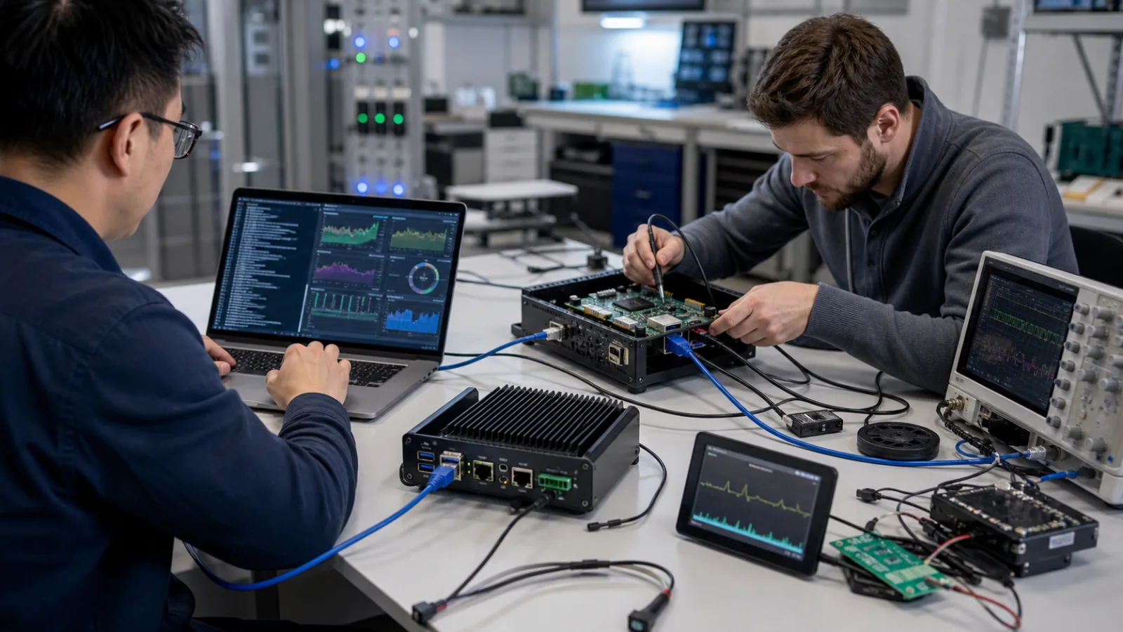 Embedded Linux engineers validating board support, networking, diagnostics, and device runtime