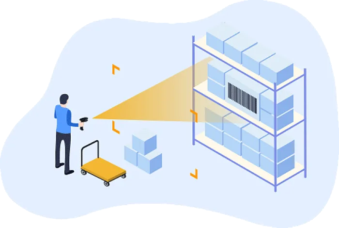 Asset maintenance and repair workflow illustration
