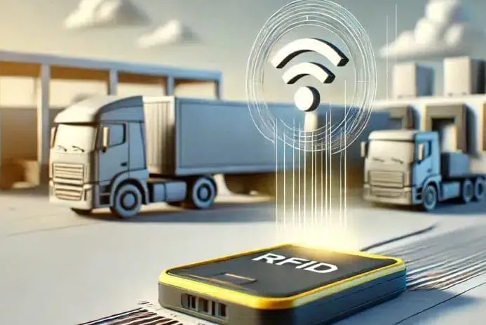 RFID tag visual for logistics asset tracking