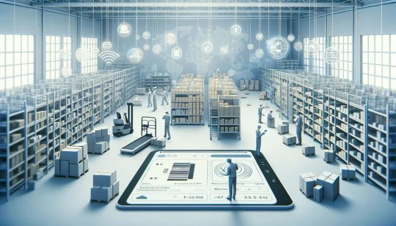 RFID warehouse management dashboard case