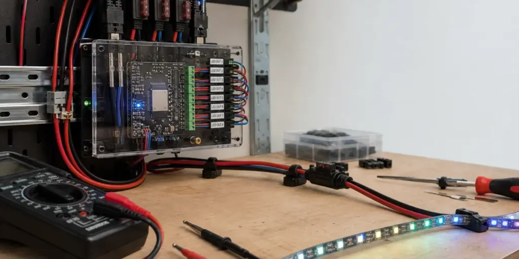 High-Density LED Control with ESP32 RMT and WLED