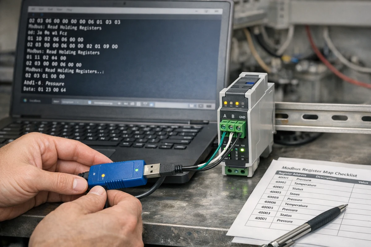 Serial and Modbus debugging workbench