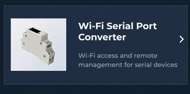 Wi-Fi Serial Port Converter for connecting serial equipment through Wi-Fi