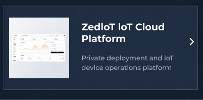 ZedIoT IoT Cloud Platform for private IoT device management and data delivery