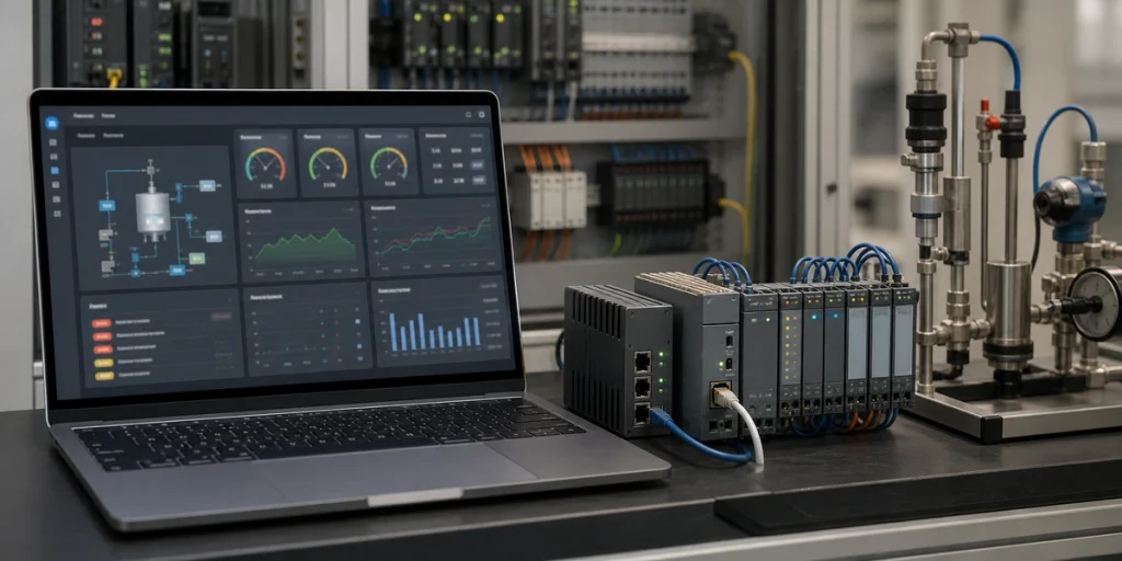 FUXA: A Web-Based Configuration Tool for SCADA/HMI Process Visualization in Industrial Automation