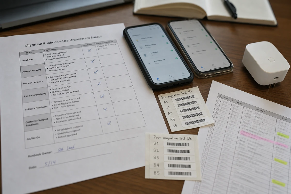 Tuya SDK app migration runbook