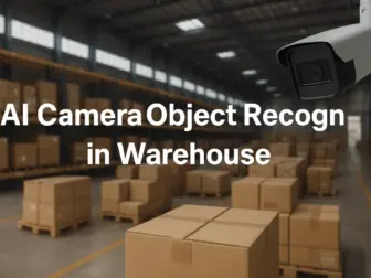 AI Camera Object Recognition in Warehouse