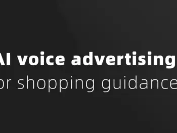 AI voice advertising for shopping guidance