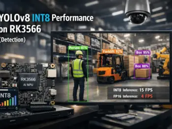 YOLOv8 INT8 Performance on RK3566（Detection）